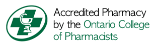 Accredited Pharmacy by the Ontario College of Pharmacists Logo