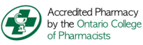 Accredited Pharmacy by the Ontario College of Pharmacists Logo
